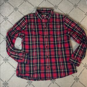 L.L. Bean Woman’s Plaid Flannel Shirt